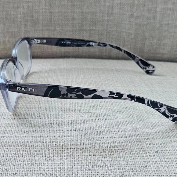 Ralph Lauren Women Eyeglasses Frame RA7072 Black/Lilac Tone Glasses Eye Wear